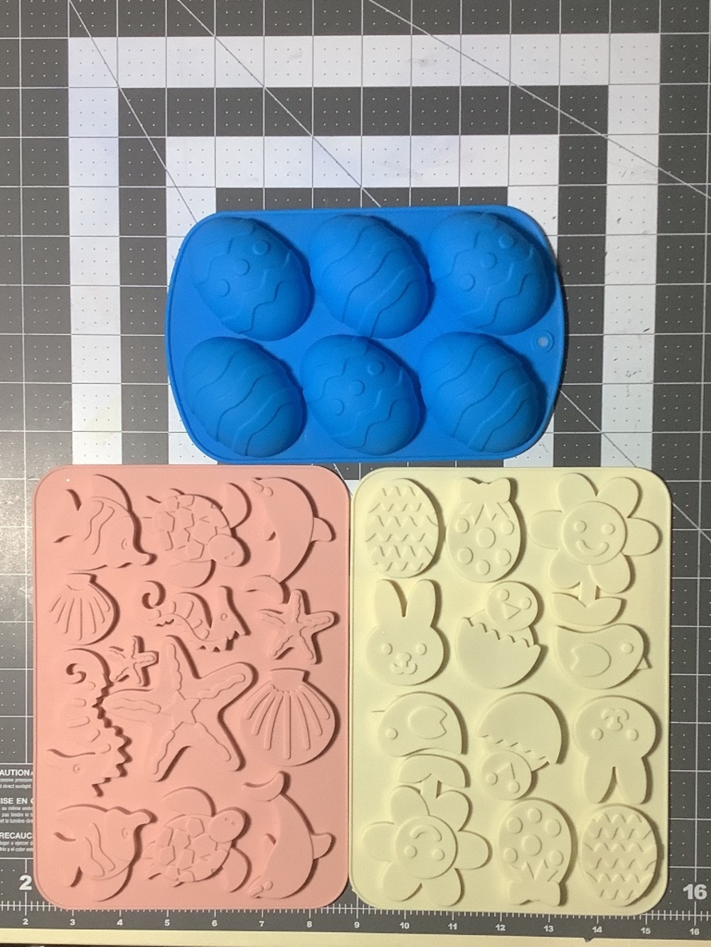 3 Silicone Molds